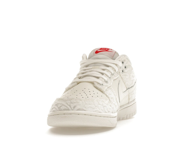 Nike Dunk Low Give Her Flowers Womens - Sail/University Red-Medium Soft Pink - FZ3775-133 - 12