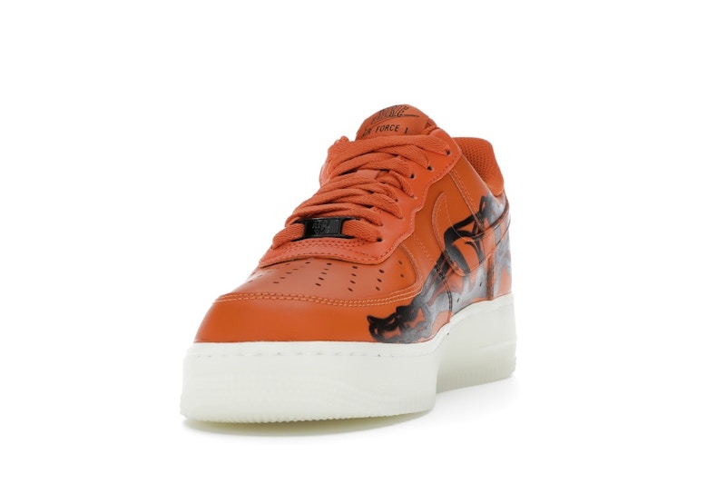 Nike Air Force 1 Low Orange Skeleton Halloween (2020)