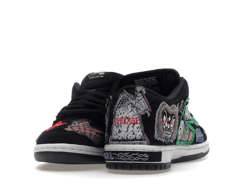 Nike Dunk Sb Low Pro Qs Neckface - Black/White-Multi Color - DQ4488-001 - 12