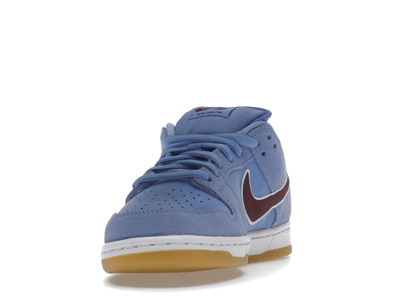 Nike Sb Dunk Low Valour Blue Team Maroon - Valor Blue/Team Maroon/White/Gum - DQ4040-400 - 12