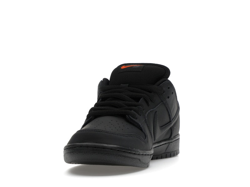 Nike Sb Dunk Low Pro Triple Black - Black/Anthracite/Safety Orange - FJ1674-001 - 12
