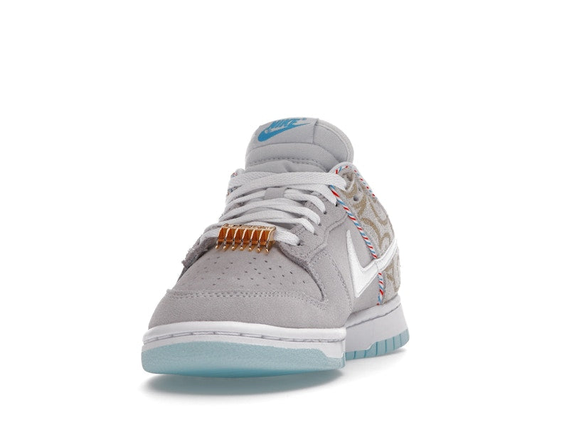 Nike Dunk Low Barbershop Grey - Grey/White/Teal - DH7614-500 - 12