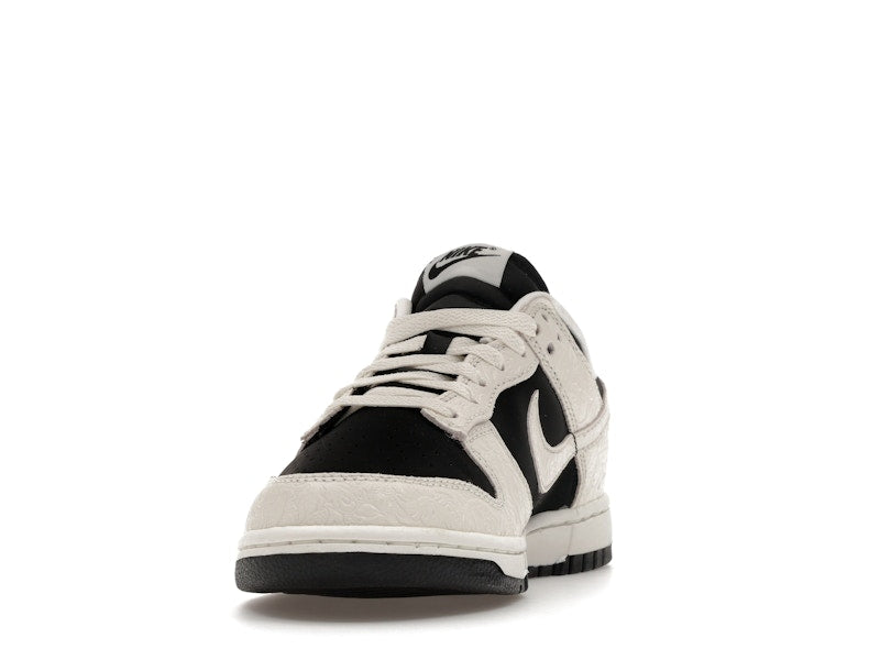 Nike Dunk Low Embossed Black Sail Womens - Black/Sail/Metallic Gold/Sail - IF3944-001 - 12