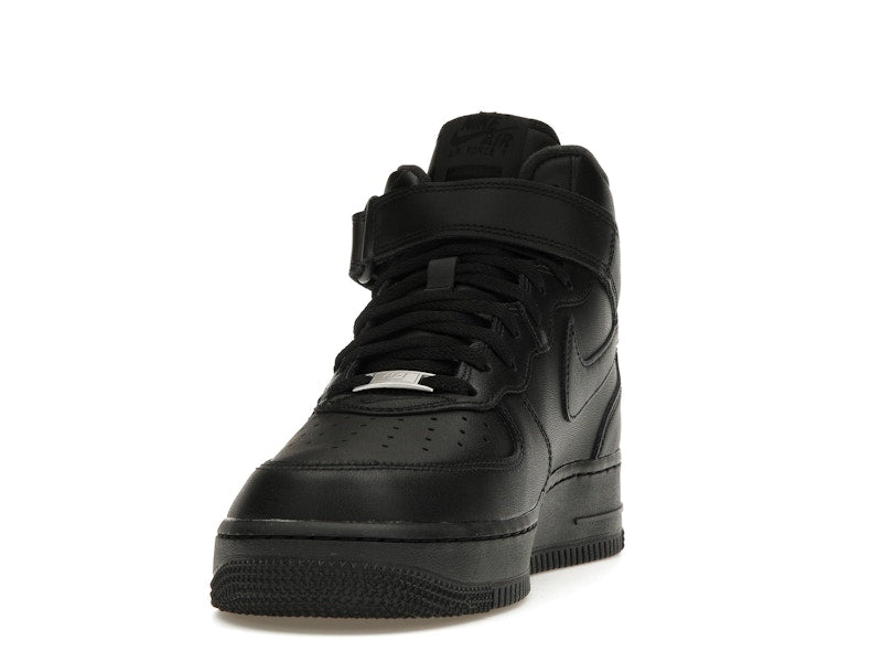 Nike Air Force 1 Mid Supreme Black, vista a 360 gradi 12 di 36