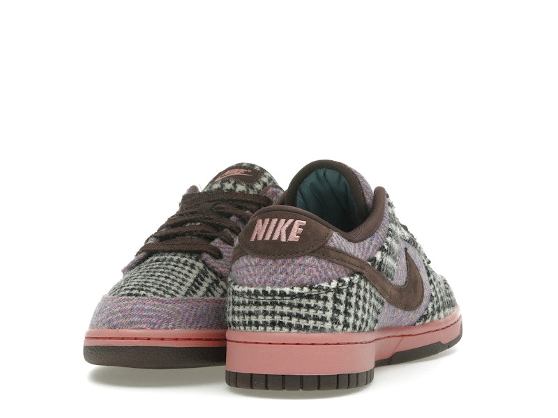 Nike Dunk Low Harris Tweed Purple Pink (Women's), vista a 360 gradi 12 di 36