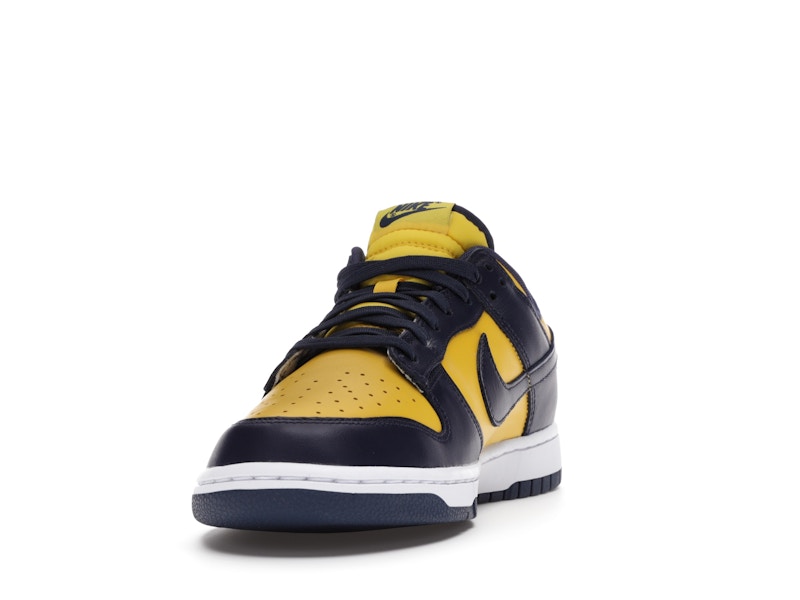 Nike Dunk Low Michigan - Varsity Maize/Midnight Navy-White - DD1391-700 - 12