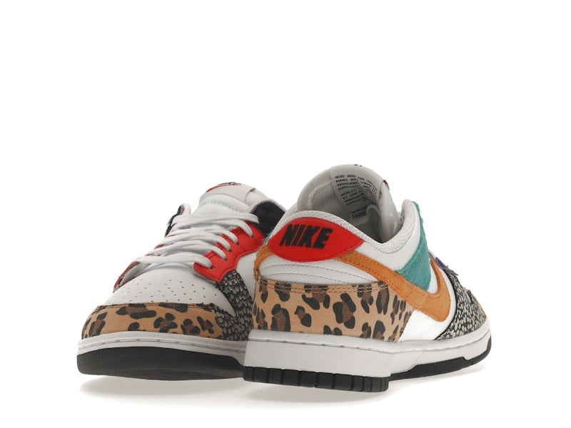 Nike Dunk Low Safari Mix (W) - White/Washed Teal/Electro Purple - DN3866-100 - 12