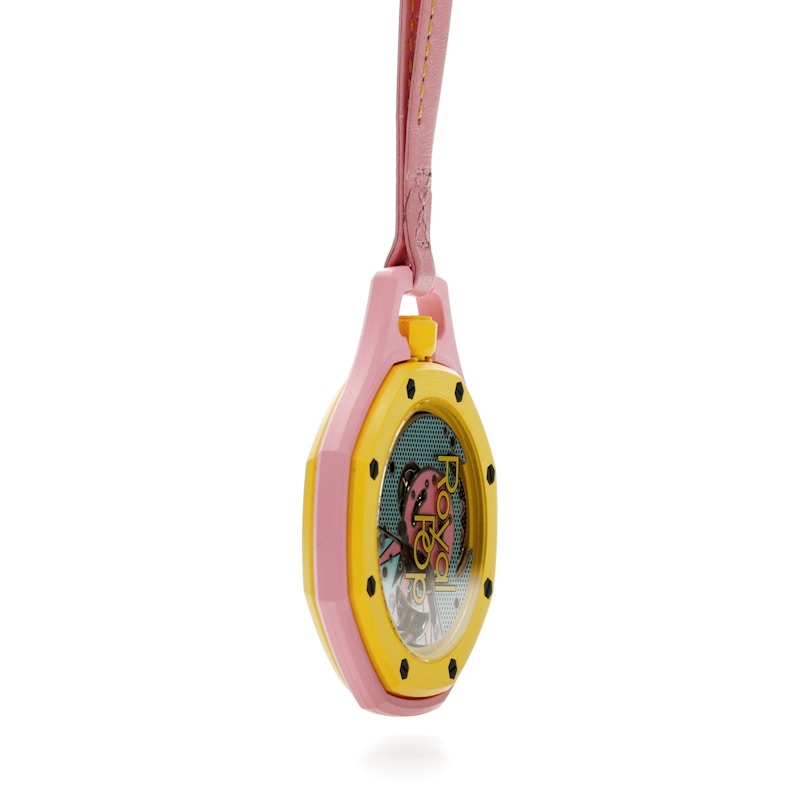 Swatch x Audemars Piguet AP Bioceramic Royal Pop Savonnette Otg Roz SSX03J100N, vista a 360 gradi 12 di 36