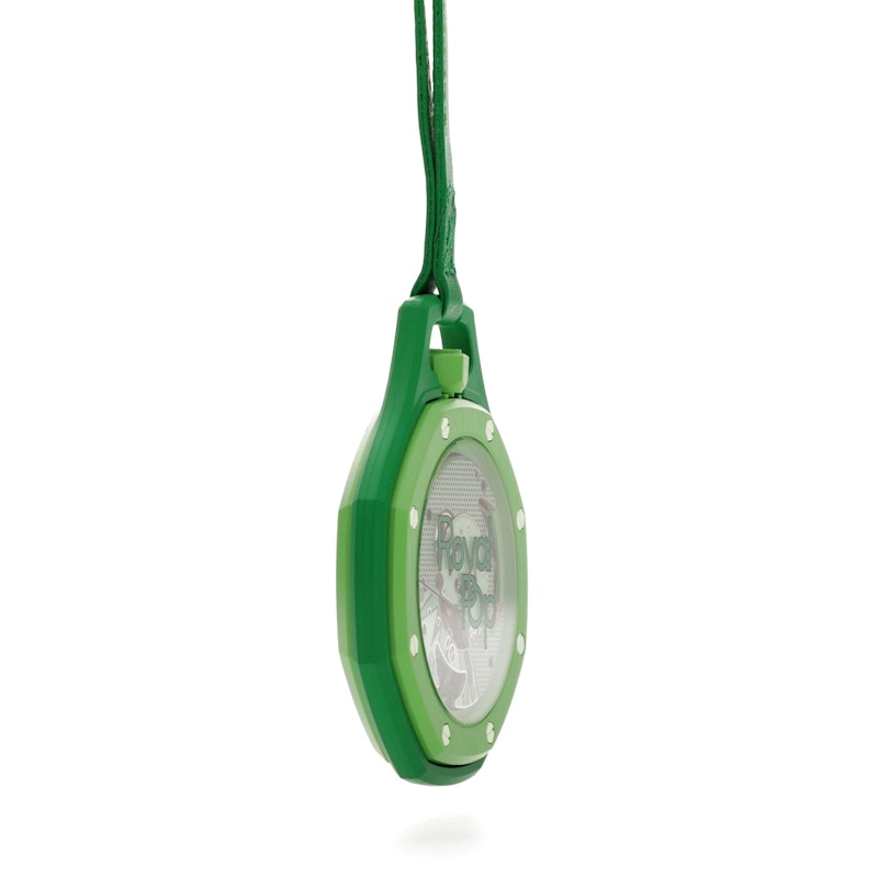 Swatch x Audemars Piguet AP Bioceramic Royal Pop Green Eight SSX03G100N, vista a 360 gradi 12 di 36