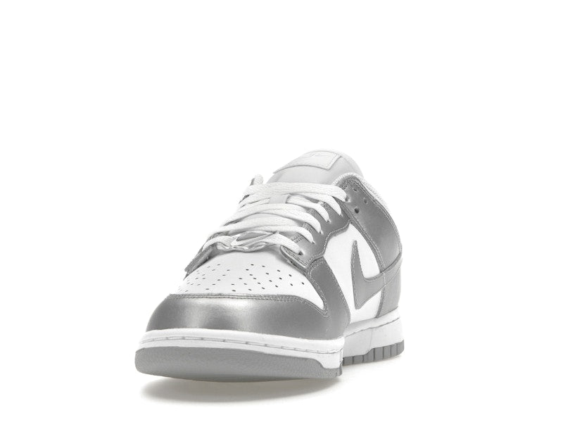 Nike Dunk Low Metallic Silver Womens - White/Metallic Silver/Blue Joy - FV1311-100 - 12