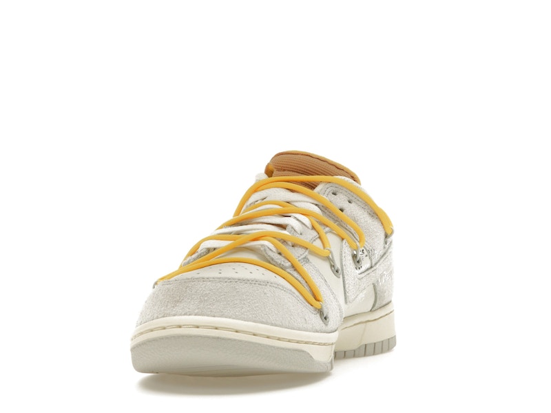 Nike Dunk Low Off White Lot 39 - Sail/Neutral Grey-Amarillo - DJ0950-109 - 12