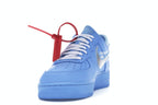 Nike Air Force 1 Low Off White University Blue - University Blue/Metallic Silver-White - CI1173-400 - 12