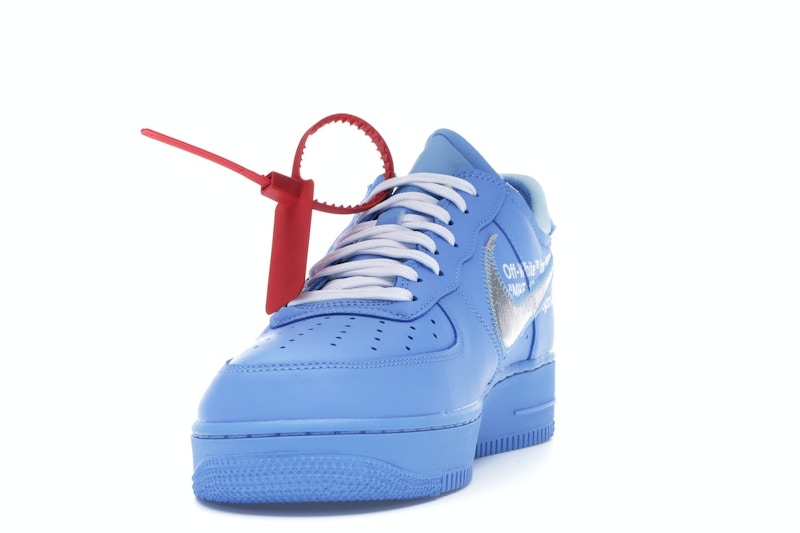 Nike Air Force 1 Low Off White University Blue - University Blue/Metallic Silver-White - CI1173-400 - 12