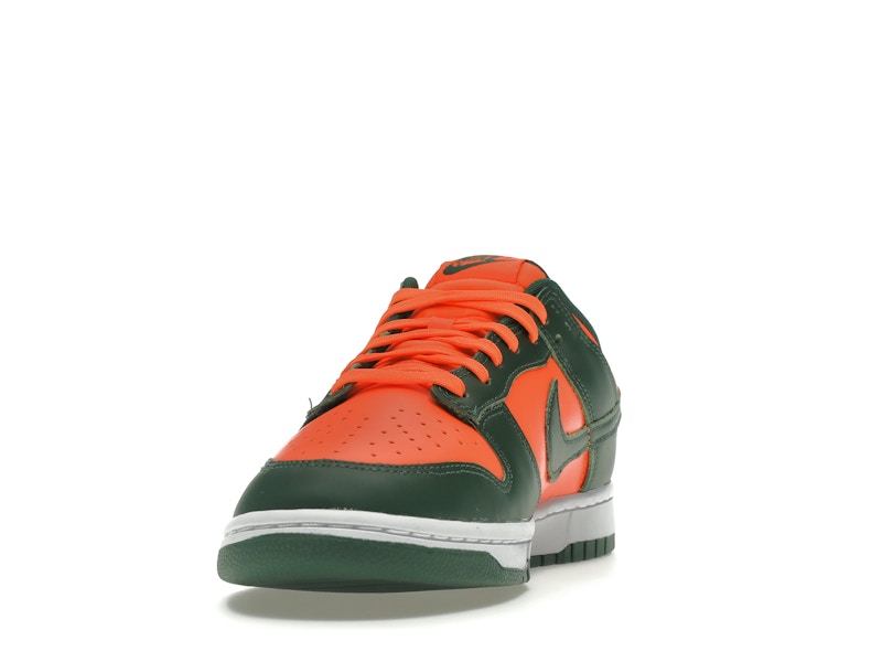 Nike Dunk Low Retro Miami Hurricanes - Team Dark Green/Team Orange-White - DD1391-300 - 12