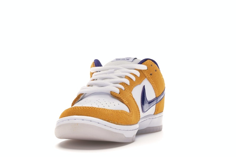 Nike SB Dunk Low Laser Orange - White/Regency Purple-Laser Orange - BQ6817-800 - 12