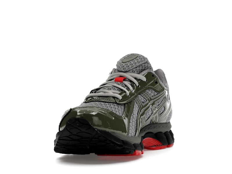 Asics Gel Kayano 121 Up There - Olive Green/Grey/Red - 1203A869-021 - 12
