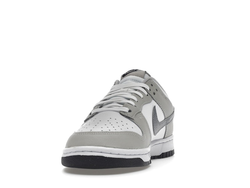 Nike Dunk Low Stencil Swoosh - White/Light Stone/Black - FD0661-100 - 12