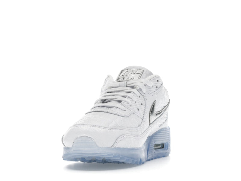 Nike Air Max 90 Terrascape White Croc Blue Tint - White/Blue Tint/Pure Platinum/Chrome - IU3638-100 - 12