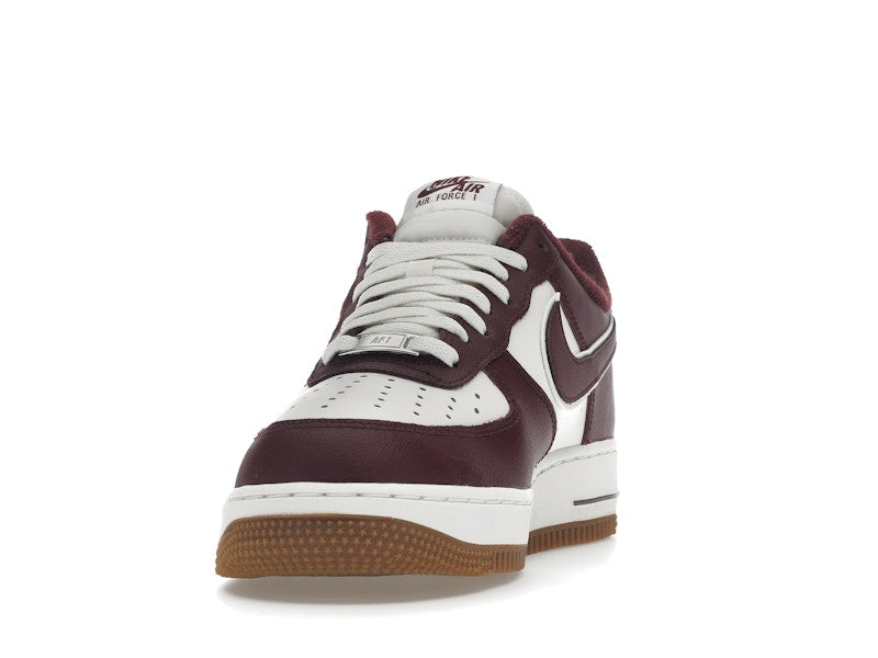 Nike Air Force 1 Low College Pack Night Maroon - Sail/Night Maroon-Gum Medium Brown - DQ7659-102 - 12