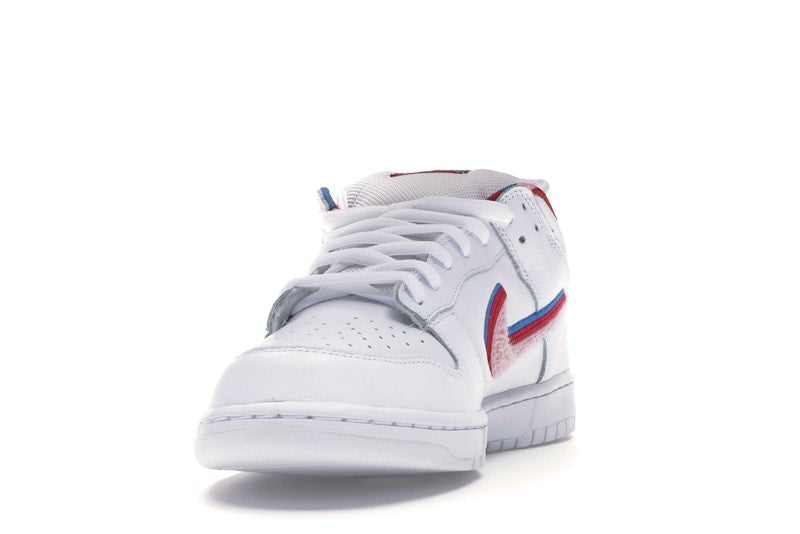 Nike Sb Dunk Low Parra - White/Red-Pink - CN4504-100 - 12