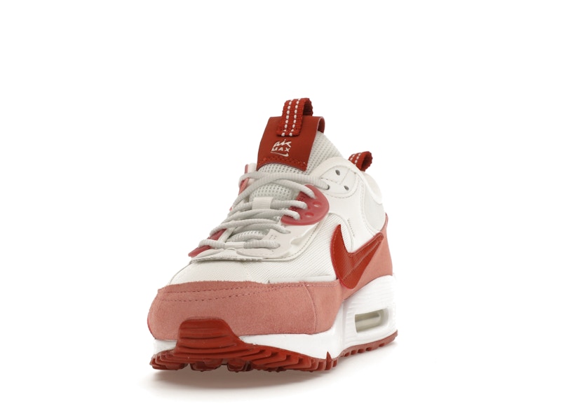 Nike Air Max 90 Futura Red Stardust Womens - Red Stardust/Summit White/Campfire Orange/Rugged Orange - FQ8881-618 - 12