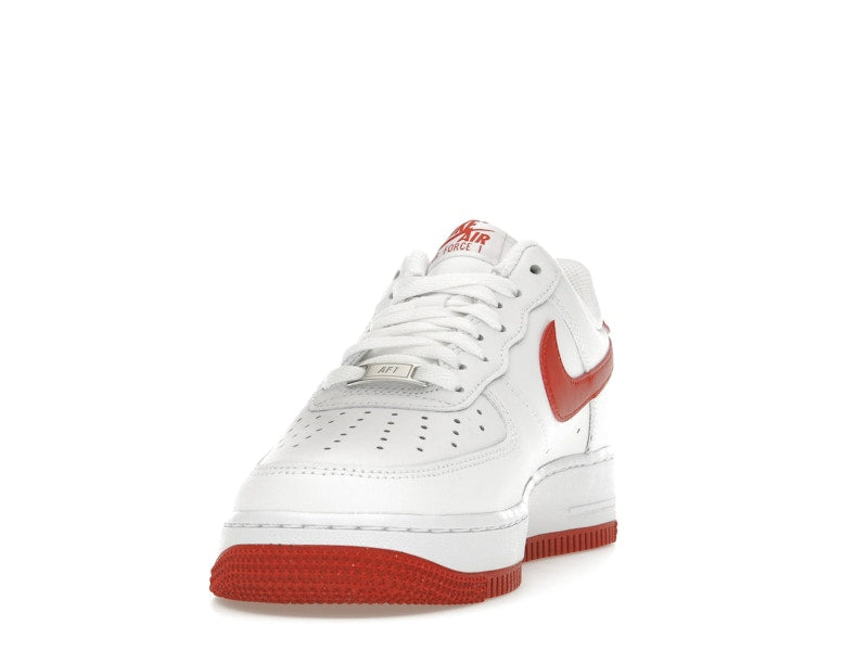 Nike Air Force 1 07 Dragon Red - White/White/Dragon Red - FJ4146-106 - 12