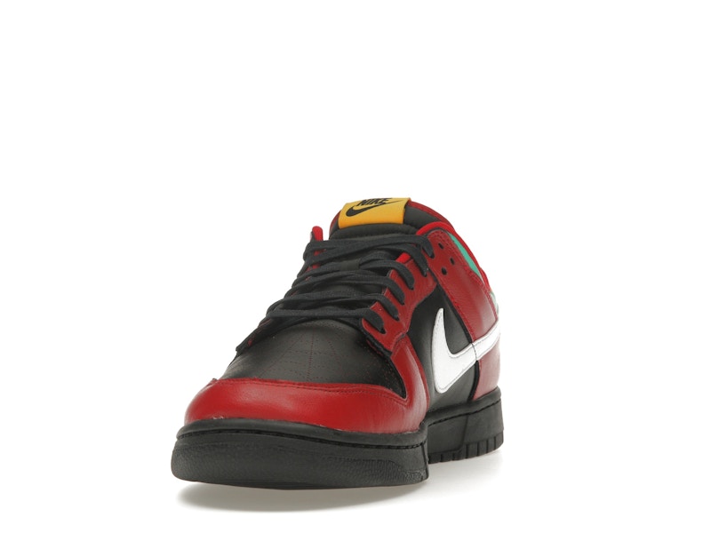 Nike Dunk Low Biker Tattoos - Black/White/Gym Red/University Gold/Atomic Teal - FZ3057-001 - 12