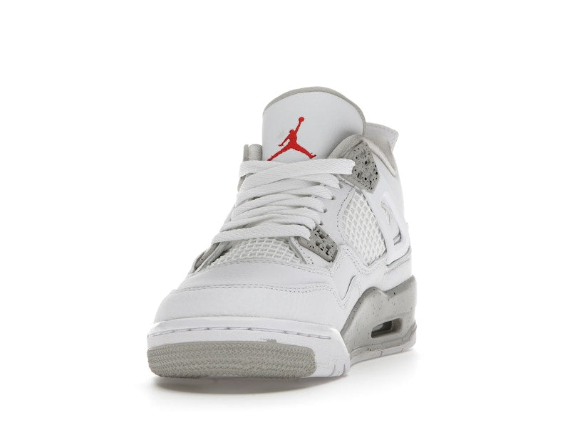 Air Jordan 4 Retro White Oreo 2021 (GS) - White/Tech Grey-Black-Fire Red - DJ4699-100 - 12