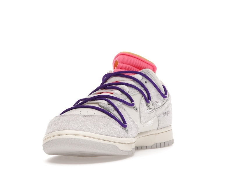 Nike Dunk Low Off White Lot 15, vista a 360 gradi 13 di 36