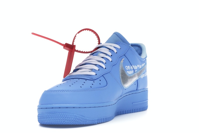 Nike Air Force 1 Low Off White University Blue - University Blue/Metallic Silver-White - CI1173-400 - 13