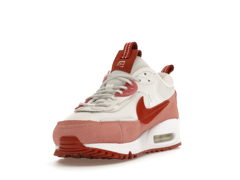 Nike Air Max 90 Futura Red Stardust Womens - Red Stardust/Summit White/Campfire Orange/Rugged Orange - FQ8881-618 - 13