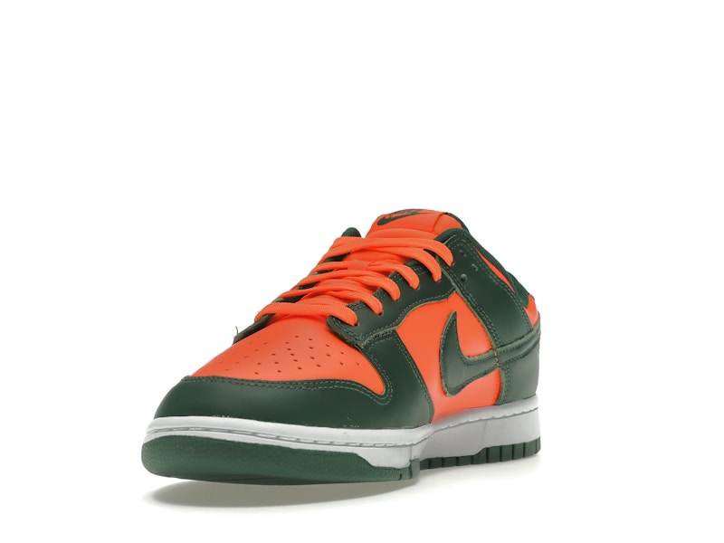 Nike Dunk Low Retro Miami Hurricanes - Team Dark Green/Team Orange-White - DD1391-300 - 13