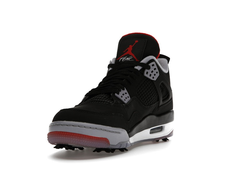 Air Jordan 4 Retro Golf Bred - Black/Fire Red-Cement Grey-White - CU9981-002 - 13