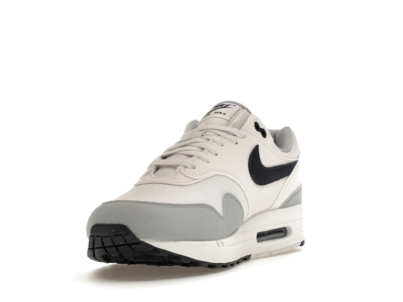 Nike Air Max 1 Platinum Tint Dark Obsidian, vista a 360 gradi 13 di 36