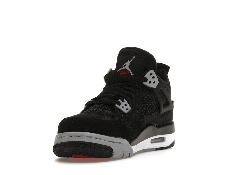 Jordan 4 Retro Black Canvas (GS), vista a 360 gradi 13 di 36