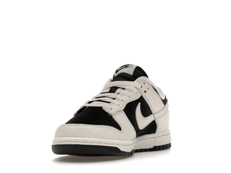 Nike Dunk Low Embossed Black Sail Womens - Black/Sail/Metallic Gold/Sail - IF3944-001 - 13