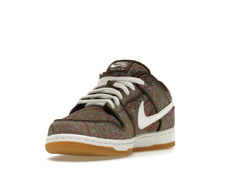 Nike Sb Dunk Low Pro Paisley Brown - Brown/Muli-Color-White-Gum - DH7534-200 - 13