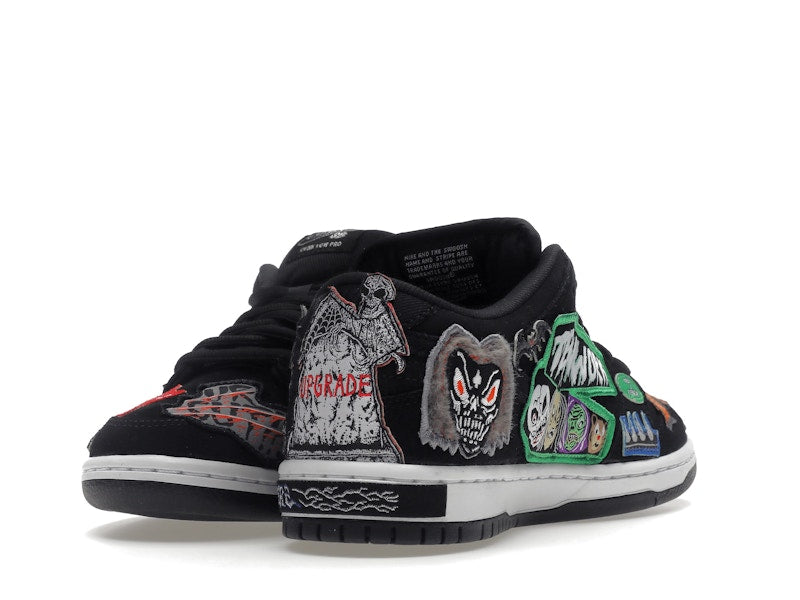 Nike Dunk Sb Low Pro Qs Neckface - Black/White-Multi Color - DQ4488-001 - 13