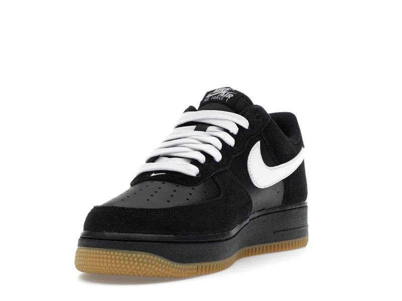 Nike Air Force 1 Low '07 LV8 Black Gum Light Brown White, vista a 360 gradi 13 di 36