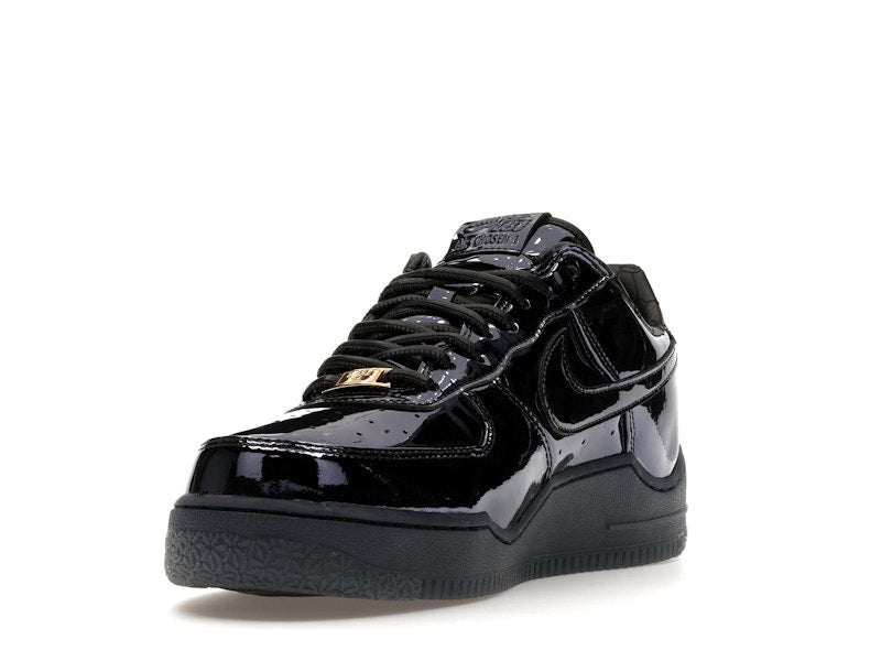 Nike Air Force 1 Low Lebron James Black Patent - Black/Black/Metallic Gold - IO6129-001 - 13