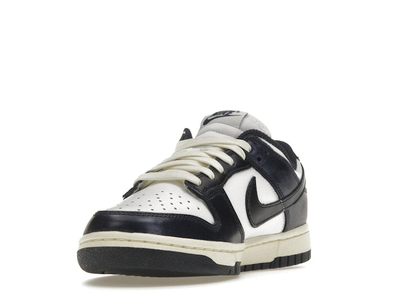 Nike Dunk Low Vintage Navy Womens - White/Midnight Navy-Coconut Milk - FN7197-100 - 13