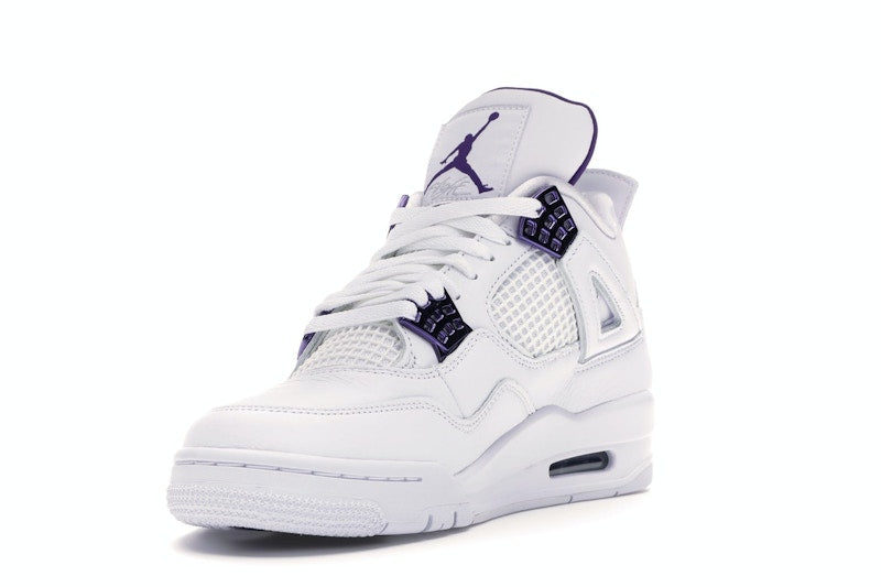 Air Jordan 4 Retro White Court Purple
