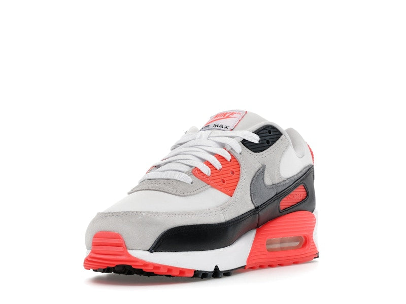 Nike Air Max 90 Infrared 2026 Iu1055 100 - White/Cement Grey/Infrared/Black - IU1055-100 - 13