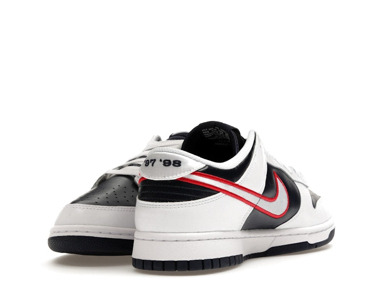 Nike Dunk Low Houston Comets Four Peat Womens - White/Obsidian/Wolf Grey/University Red - DZ2780-100 - 13