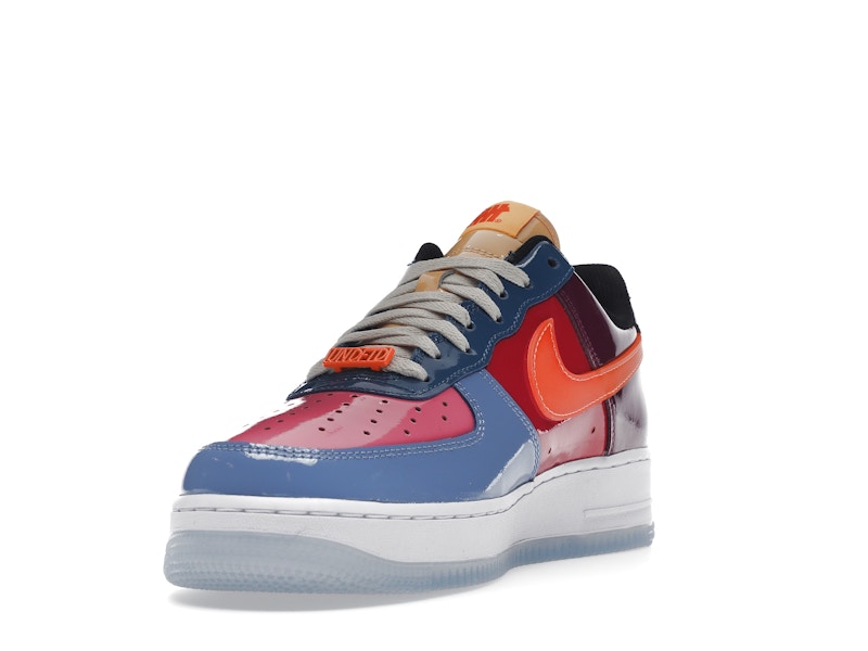 Nike Air Force 1 Low Undefeated Multi Patent - Polar/Total Orange-Multi-Color - DV5255-400 - 13