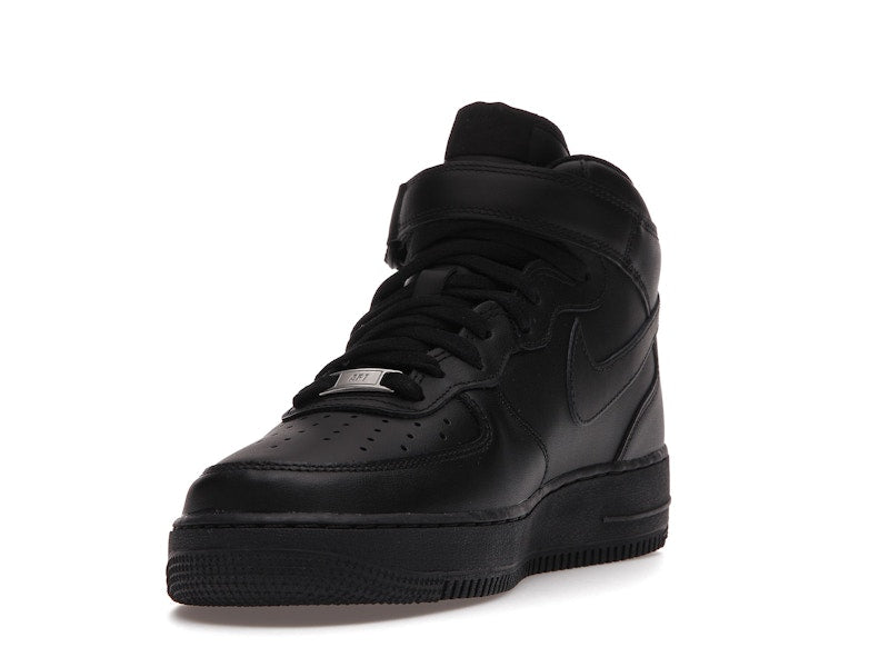 Nike Air Force 1 Mid 07 Triple Black 2021 - Black/Black - 315123-001/CW2289-001 - 13