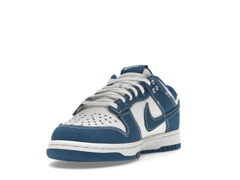 Nike Dunk Low Industrial Blue Sashiko - Summit White/Industrial Blue - DV0834-101 - 13