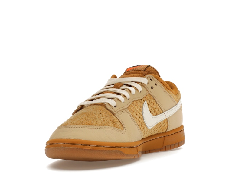 Nike Dunk Low Waffle - Wheat/Coconut Milk/Sesame/Black/Total Orange - FZ4041-744 - 13