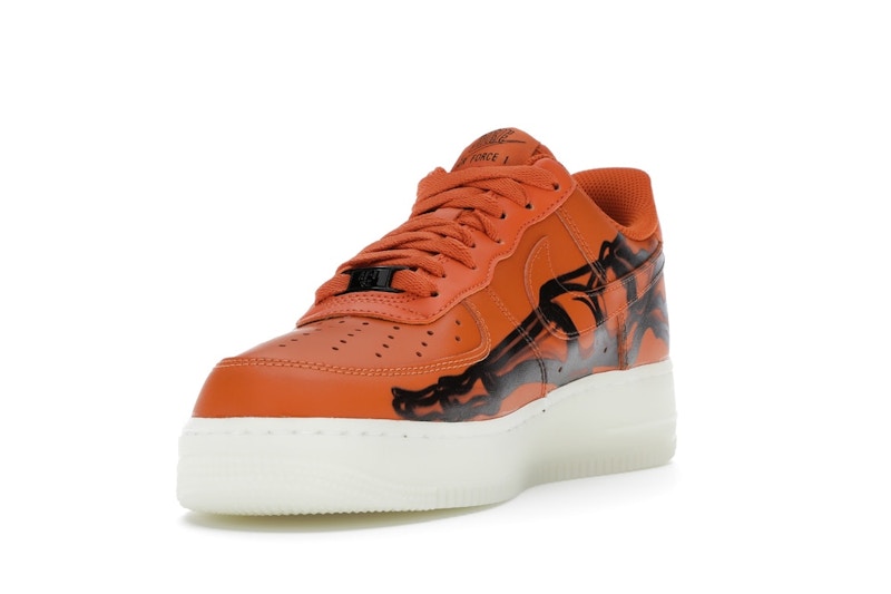 Nike Air Force 1 Low Orange Skeleton Halloween (2020)