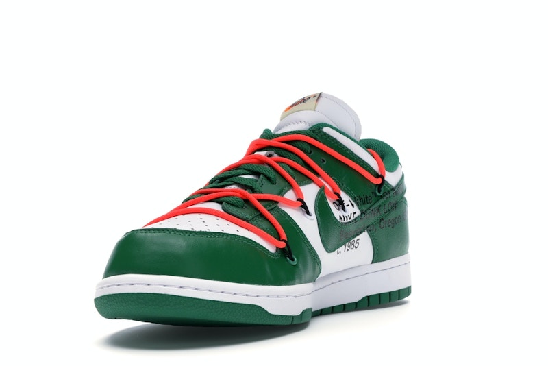 Nike Dunk Low Off White Pine Green - White/Pine Green-Pine Green - CT0856-100 - 13